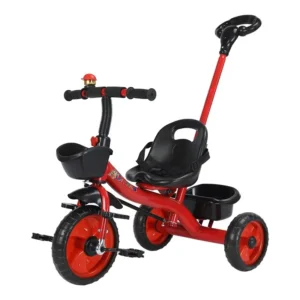 Children’s Pedal Tricycle Large Kindergarten Stroller for 2 6 Year Olds Foot Pedal Control for Kids