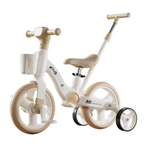 Children’s Plastic Balance Bike Multifunctional Pedal Tricycle Baby Sliding Walking Two-in-One Push Handle Car