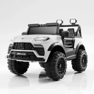 Children’s Plastic Electric 4-Wheel UTV Ride-On Car 2-Door Design Smart APP Control Shock Absorption Battery Powered Kid’s Toy