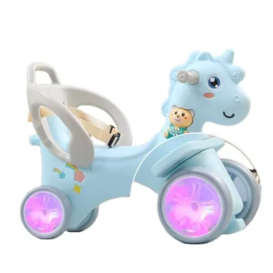 Children’s Plastic Ride on Animal Rocking Horse 2-in-1 Baby Toy for Kids