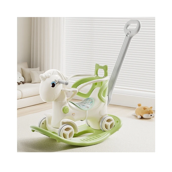 Children's Plastic Rocking Horse Toy Indoor Ride On Animal Shaking Chair Sports & Entertainment Horse Balance Toy for Kids