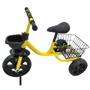 Children’s Plastic Tricycle & Baby Bicycle 2-3-6 Years Old Kids Pedal with Replaceable Bucket Stroller