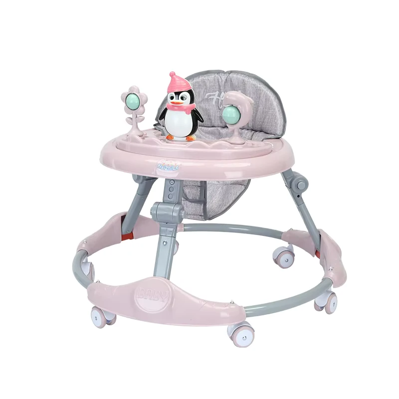 Children's Plastic Walker Super Large Chassis Anti O Legs Anti Knock Feet Anti Rollover Toddler Artifact 10KG Load Capacity