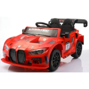 Children’s Racing Car Toy Electric Ride On Toy for Kids 2-4 Years Battery Powered Plastic Toy Car