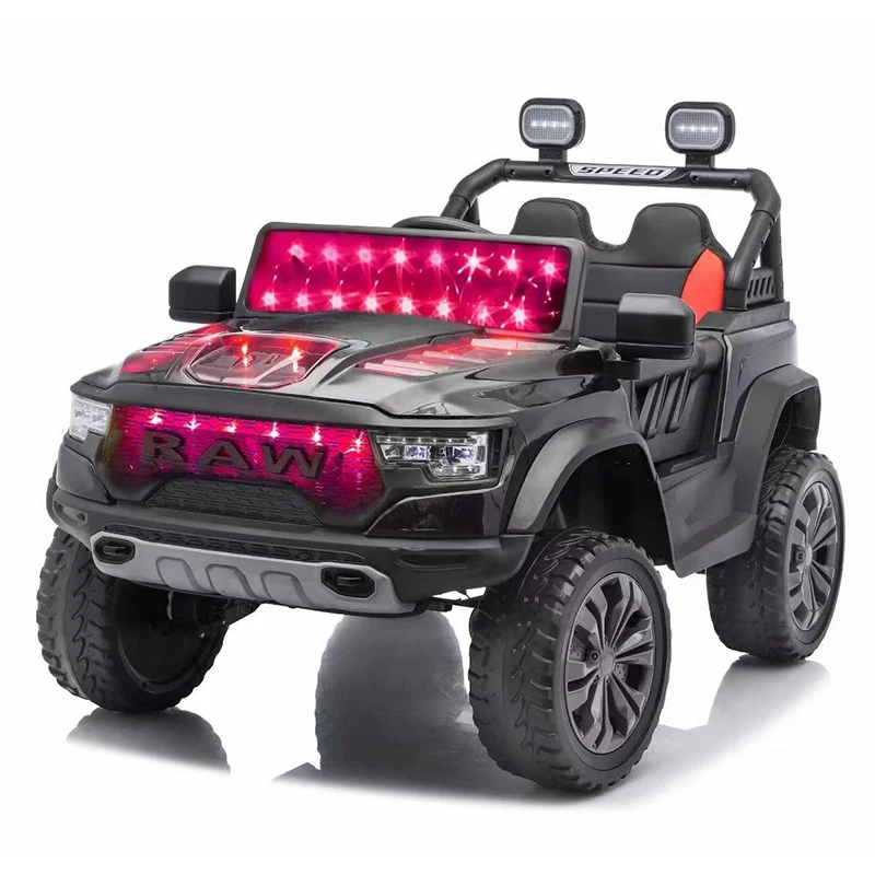 Children's Rechargeable Four-Wheel Electric Car Battery-Powered Ride-On Toy Remote Control for Boys Girls 2 to 4 Years