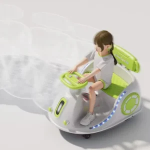 Children’s Ride On Car with Push Handle Tray Four Wheel Walker Push Able for 5 7 Years Old