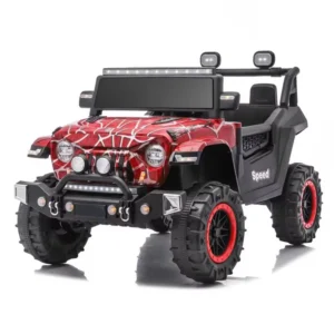 Children’s Ride-On Cruiser Electric Car with Dual Seats Remote Control MP3 Music Lights & Sounds Battery Powered for Ages 2-7