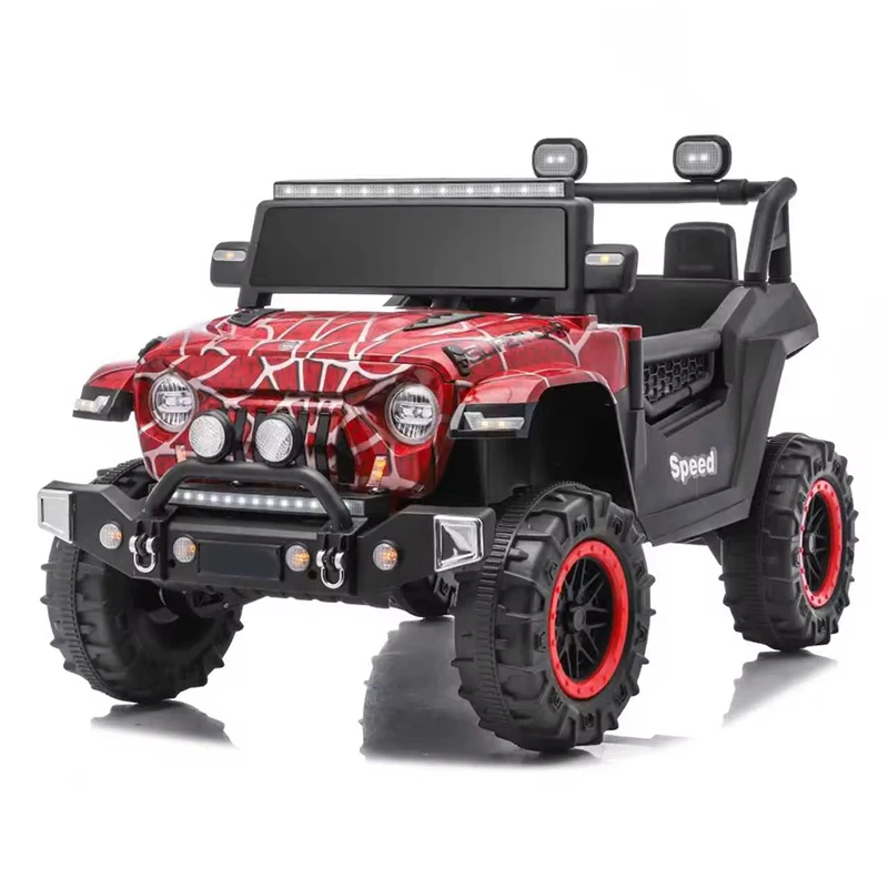 Children's Ride-On Cruiser Electric Car with Dual Seats Remote Control MP3 Music Lights & Sounds Battery Powered for Ages 2-7