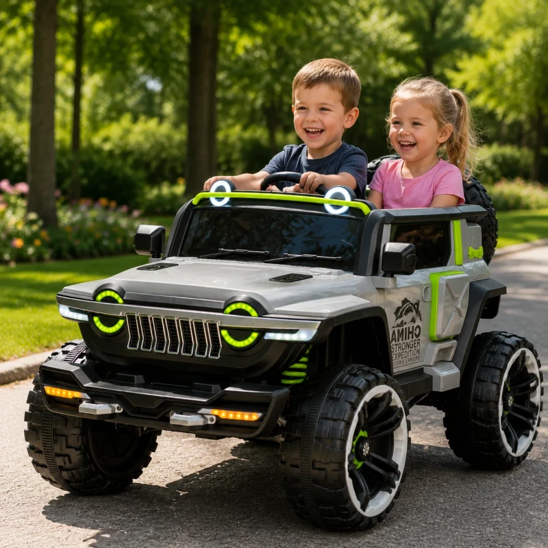 Children's Ride On Electric Cars Off Road Remote Controlled Toy Vehicles Baby Birthday Gifts Battery Cars for Children