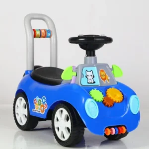 Children’s Scooter 1 3 Year Old Baby Anti Rollover Music Lighting Toy Driver Push Belt Guardrail Walker