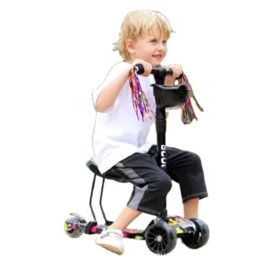 Children’s Scooter 3-in-1 Musical Scooter Children’s Toy Car Baby Scooter Children’s Scooter Outdoor Scooter