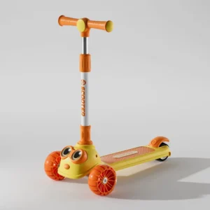 Children’s Scooter Adjustable Height Light up 3 Wheels Foldable Kick Scooters for Kids Toddlers 3-6 Years Old