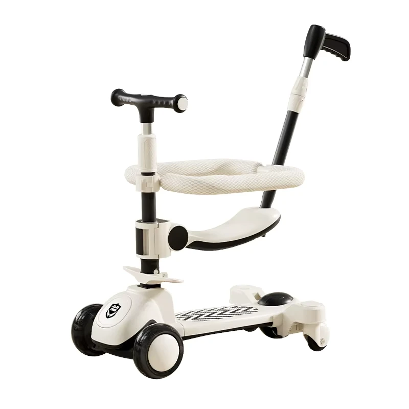 Children's Scooter Folding Three-wheeled Children's Toy Scooter Made of Environmentally Friendly Materials