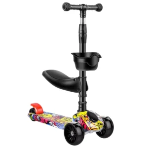 Children’s Scooter Four wheel Foldable Kids 2 Years Old 3 Years Old 6 8 Years Old 10 Years Old