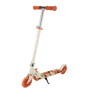 Children’s Scooter Portable Foldable 2 Flashing Wheel Kids Kick Push Scooter Boys Girls for 3+ Year Children