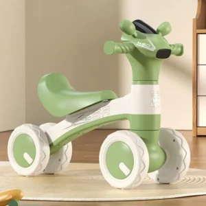 Children’s Sliding Bike Four-wheel Balance Bike Baby Walker Learning Walker Anti-slip Bike in Stock