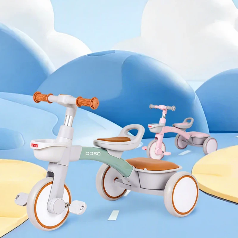 Children's Three Wheeled Ride on Trike Baby Tricycle for Toddlers Aged 2 to 4 Years Fun Bike Toys for Boys