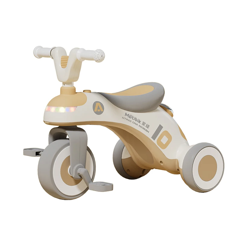 Children's Three in One Ride on Toy New Sliding Balance Tricycle and Hand Push Bike Fun Car Style