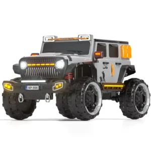 Children’s Toy Car Children’s Electric Off Road Vehicle with LED Lights and Four Wheel Drive