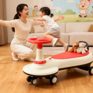 Children’s Toys Stable Anti rollover PU Glowing Wheels Kid Scooter Swing Cars Wiggle Car for Kids