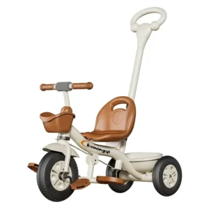 Children’s Tricycle Baby Push and Ride Infant Pedal Bike 1-3-6 Years Old Kids’ Bicycle with Training Wheels