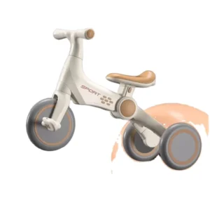 Children’s Tricycle Bicycle 1-3 Year Old Baby Walking Balance Bicycle 3-in-1 Baby Stroller Bicycle