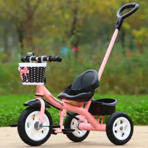 Children’s Tricycle Bicycle 2 6 Years Old Large Trolley Stroller Metal