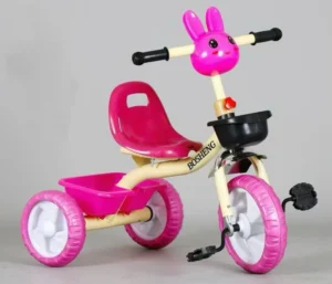 Children’s Tricycle Bicycle Large Baby Stroller for 1-6 Years Light Pedal Made of Durable Plastic