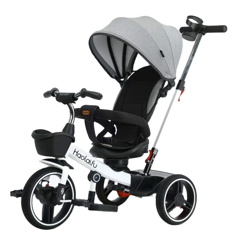 Children's Tricycle Foldable 1 6 Year Old Bicycle Stroller Baby Bicycle