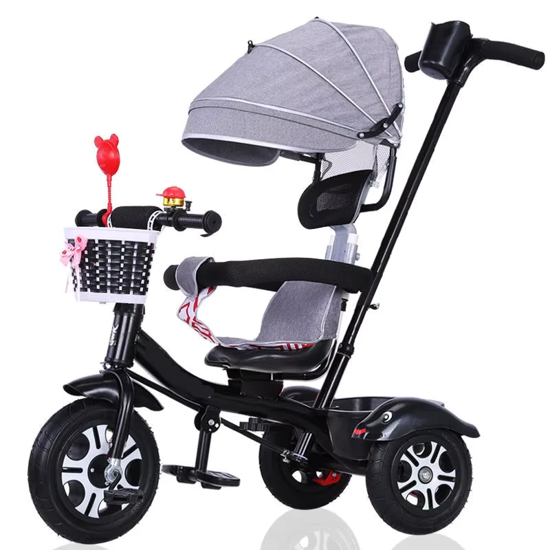 Children's Tricycle Foldable 1-6 Year Old Bicycle Stroller Baby Bicycle