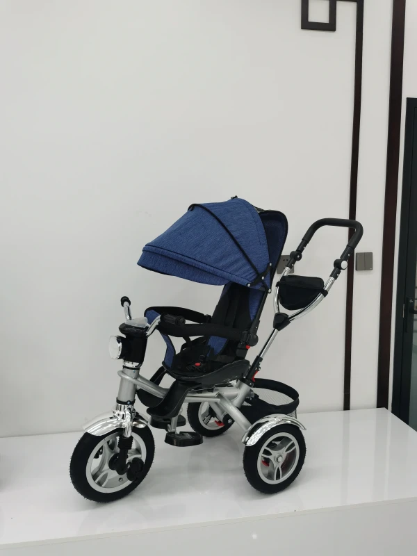 Children's Tricycle Scooter 4 in 1 3 Wheel Metal Frame for 2 to 4 Years Old