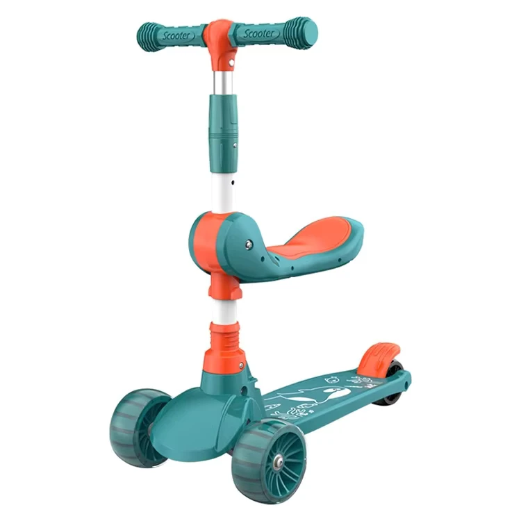 Children's Tricycle Scooter with Twist and Glide Three in One Design 3 Wheel Seat Included for 3 Years Old and Above