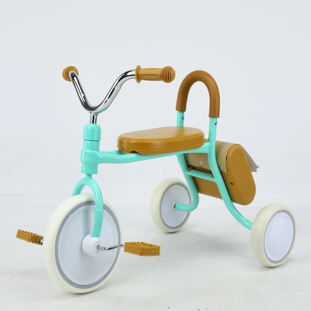 Children's Tricycles With Simple Rear Baskets OEM ODM Baby Bicycles Children's Toy Bicycles