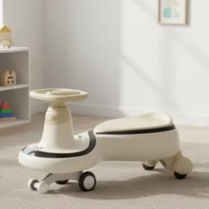 Children’s Twist Car Kids Swing Car Music & Lights Kids Wiggle Ride-On Swing Car for Toddlers