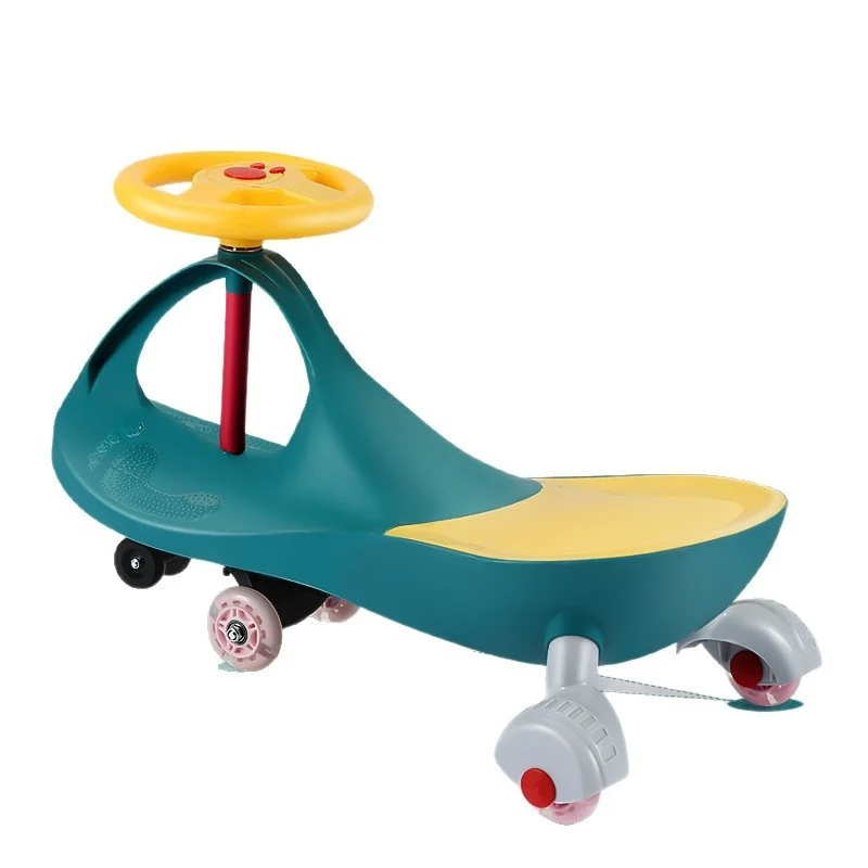 Children's Twisting Car Baby Three Wheel Plastic PU Wheel Swing Car Kids Sliding Scooter Maternal and Infant Gifts