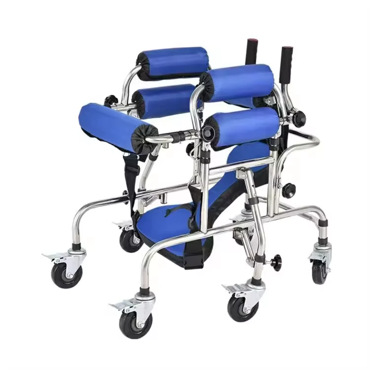 Children's Universal Wheel Walker & Rollator Kids Walking Aid for Leg Training Hemiplegia Rehabilitation Cerebral Palsy Recovery