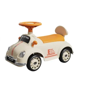 Children’s Vintage Plastic Scooter 1-3 Years Old Boys & Girls Gift Toy Children’s Sliding Car with Music and Light