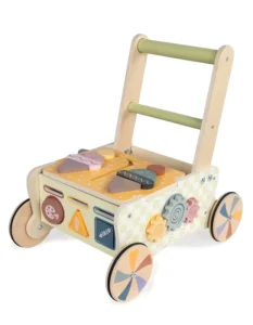Children’s Walking Aids Building Blocks Hand Pushed Walking Carts Baby Early Education Puzzle Toys One Year Old Gift