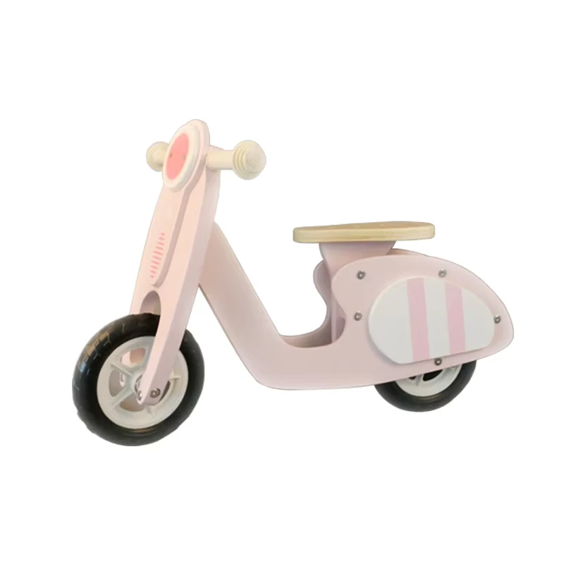 Children's Wooden Boy and Girl Balance Toddler Slippery Scooter Bicycle Stability Cycle Ride on Balance Bike Toys