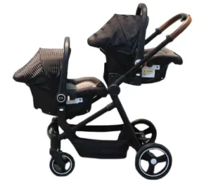 China Baby Stroller Manufacturers Aluminum Frame Customization Twin Baby Stroller