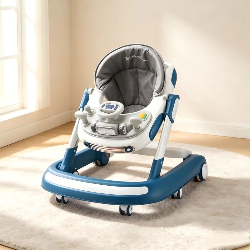 China Factory Foldable Baby Walker Sit To Stand Learning Walker