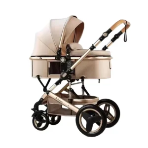 China Factory Lightweight Foldable 2 in 1 Baby Stroller Baby Carriage Newborn Pram for Babies