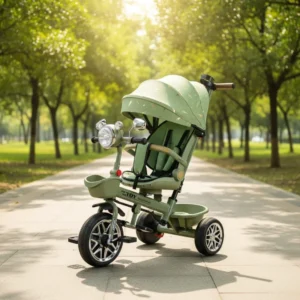 China Factory Multi functional 3 Wheels Children’s Tricycle Foldable with Music and Light Children Trikes for Baby