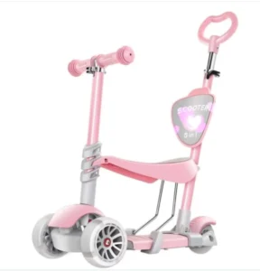 China Factory New Model Four Size Color Adjustable Kick Kids Scooter for Kids Age 5-8 Years Boys and Girls