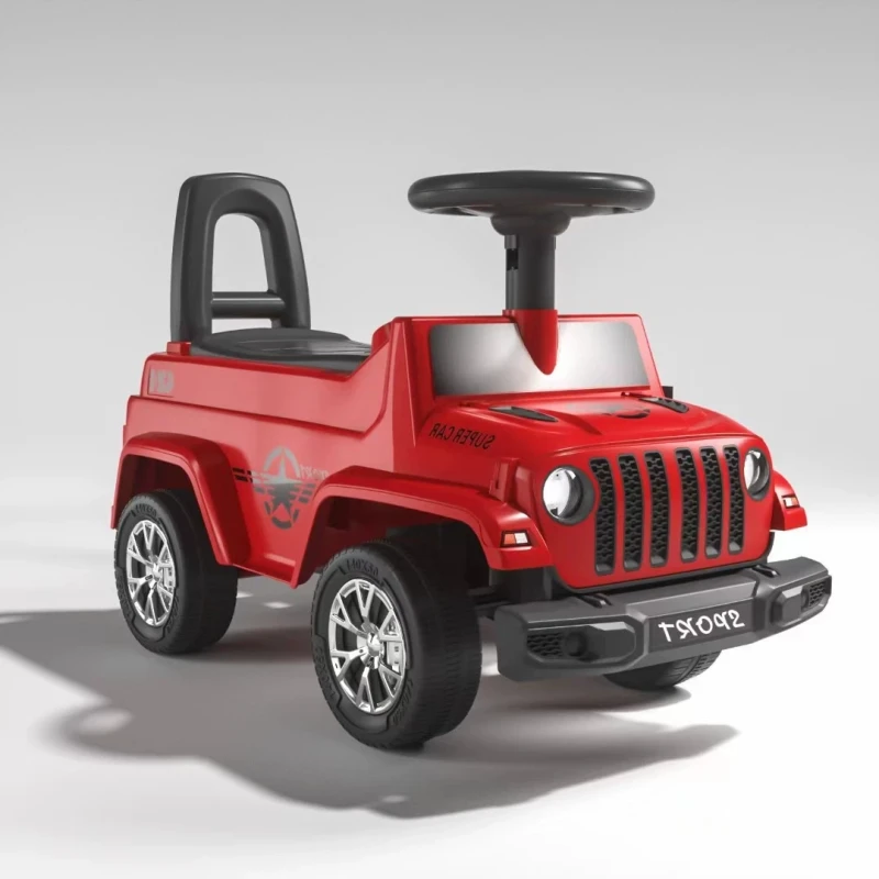 China Kids Baby Slide Car Swing Car Ride on Toys with Push bar Small Plastic Children Toys Mini Slide Toy Car