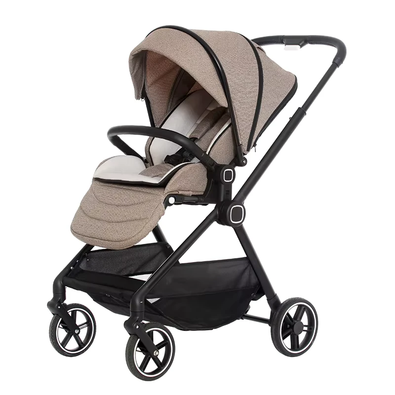 China Manufacture Stroller Baby 3 in 1 Folding Foldable Carriage Travel System Luxury Pram Stroller for Baby