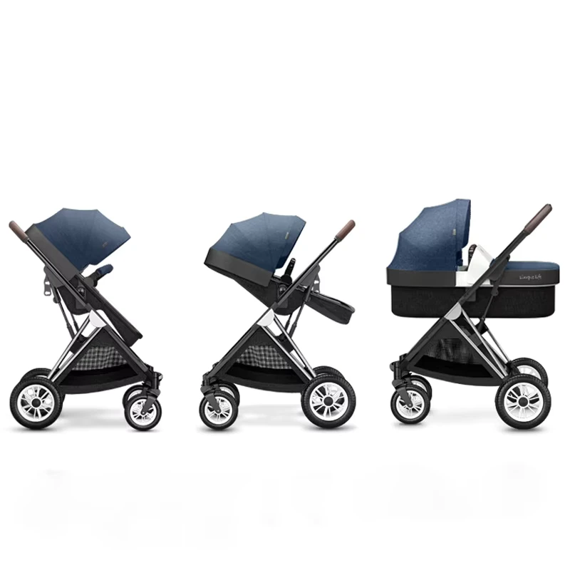 China Manufacturer Price 3 in 1 Lightweight Foldable Adjustable Baby Commercial Strollers for 0 3 Years Old