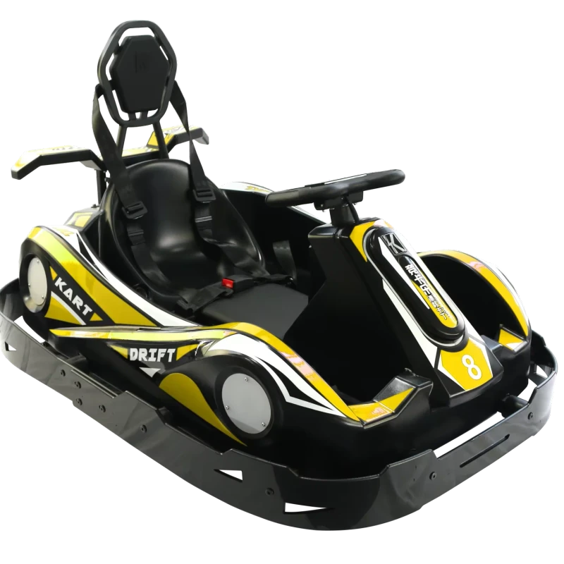 China Parent Child Electric Drift Go Kart K7 Outdoor Use PE Elastic Anti Collision Protection Mechanical Power Off Brakes 500W