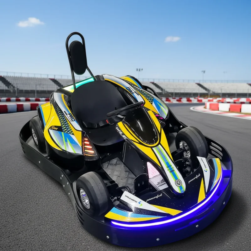 Chinese Factory Direct Sale Amusement Park Chain Drive Outdoor Electric Go Kart 60Km/H Max Speed