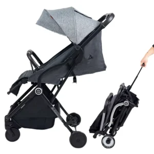 Chinese Lightweight Folding Red Baby Stroller with 4 Wheels Comfort Toddler Baby Stroller Flight for Sale